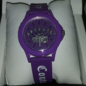 Authentic Juicy Couture Black Label Silicone Watch